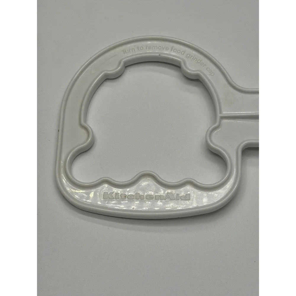 KitchenAid White Plastic Food‎ Grinder Cap Removal Tool Key Attachment FGA-2